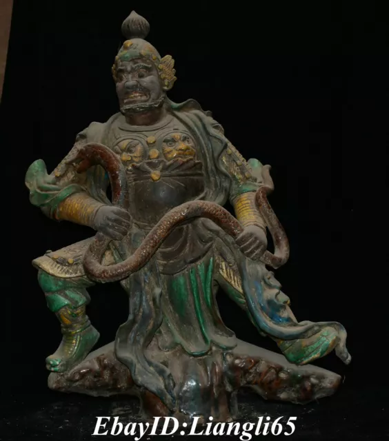 Tang Sancai Keramik Volk Taoismus König des Himmels Gott Statue Skulptur