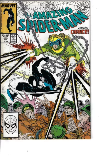 Amazing Spider-Man 299 1st Venom (Cameo) Chance Fine- 1988 McFarlane Art