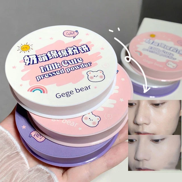 Oil Control Soft Pressed Powder For Moisturizing and Waterproof Makeup Y1I6
