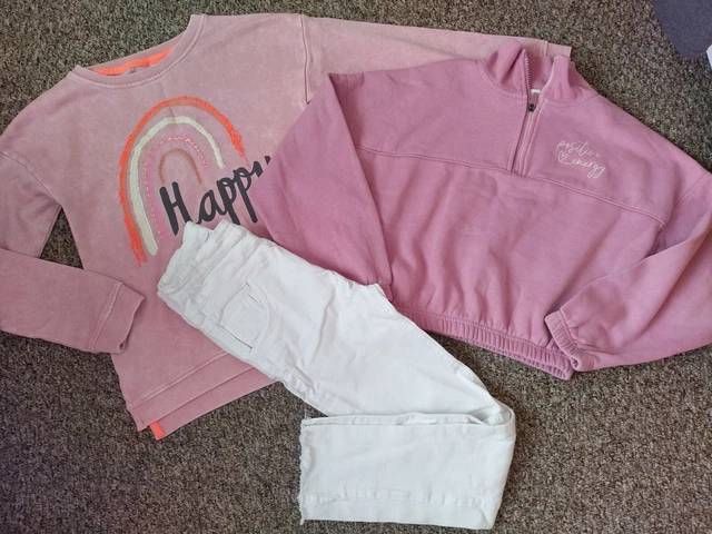 Girls Outfit Next/Primark Jumpers And Nutmeg Jeans 10-11 Years