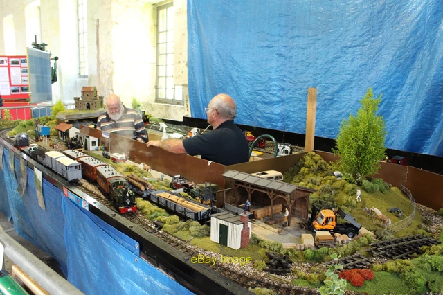 Dunaskin Track Layout PHOTO 6X4 DUNASKIN Steam Railway Centre Model Railway Waterside Gala ...