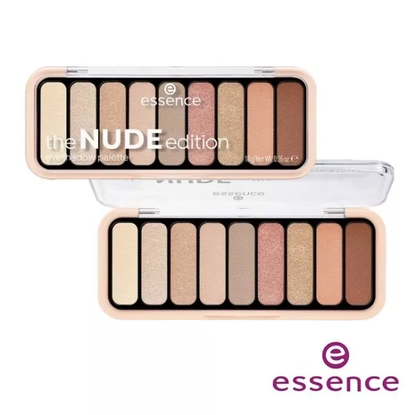 [Essence] Los Nude Edición 9 Tonos Paleta de Sombras 10 Bonito En Nude 10g Nuevo