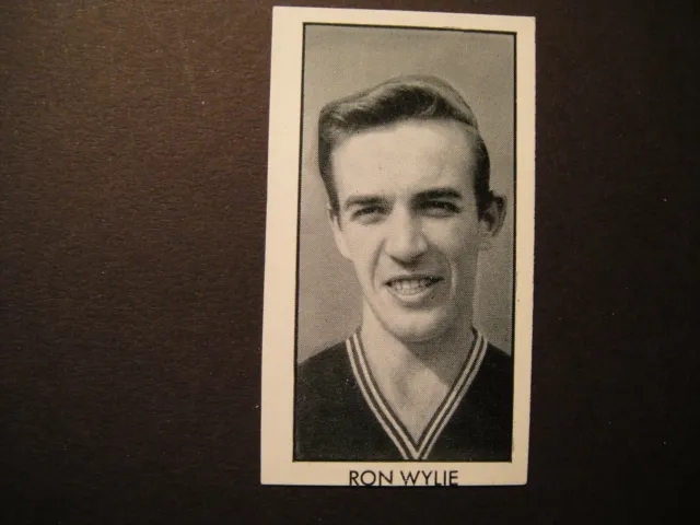 D C Thomson Wizard Fussballstars Von 1959 #44 Ron Wylie Notts County Aston Villa