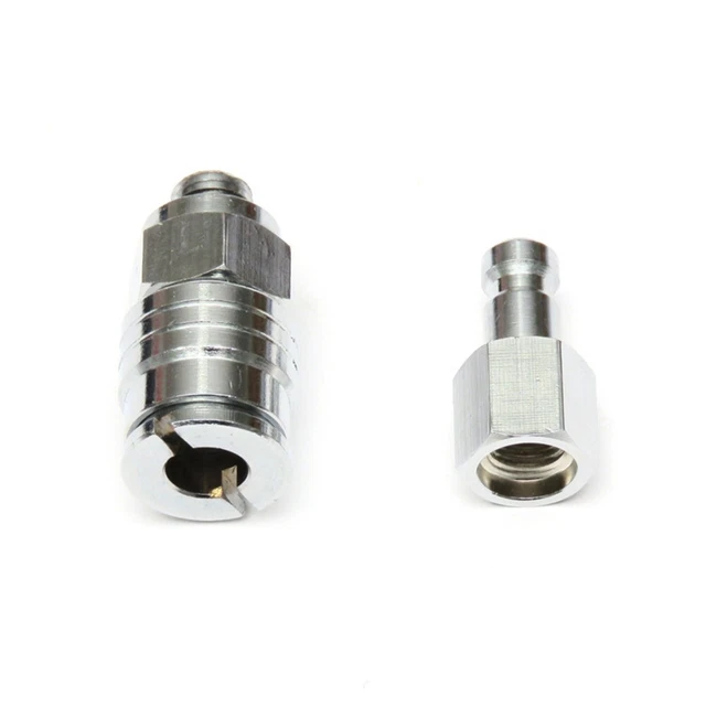Quick Disconnection Adaptor Part Silver 3/8\" 1st Stage And LP Hose 3/8"