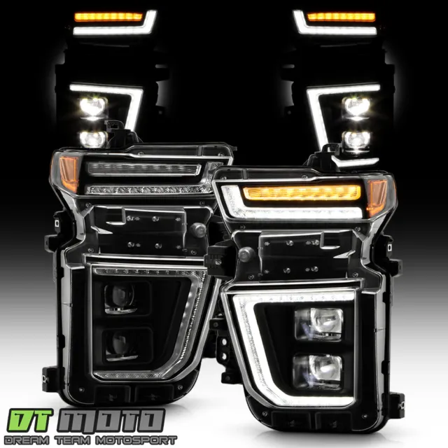 For 2020-2023 Chevy Silverado 2500 3500 HD Halogen Upgrade Full LED Headlights 2