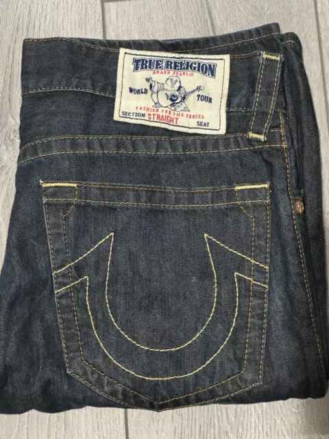 True Religion Size 33 Jeans Men’s Straight Leg