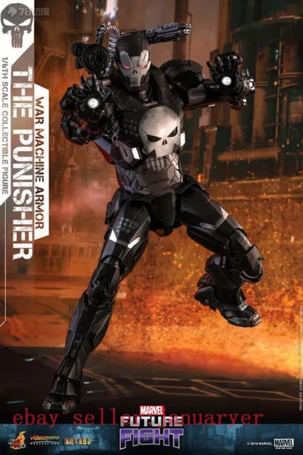 Hot Toys Vgm33d28 1/6 Marvel Future Fight - The Punisher(War Machine Armor)