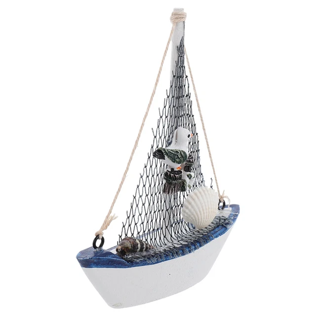 Holzschiffsrad Mit Anker – Nautische Wanddekoration, Handgefertigt, Antik-Design