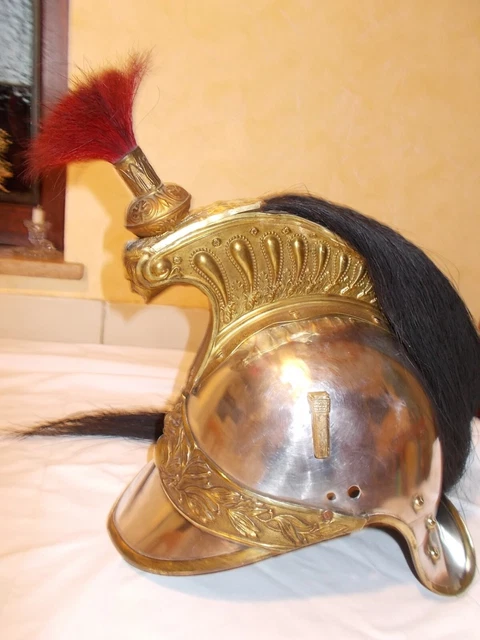 Casque En Laiton Style Cuirassier Français Napoléon - Neuf, Fait Main En Inde