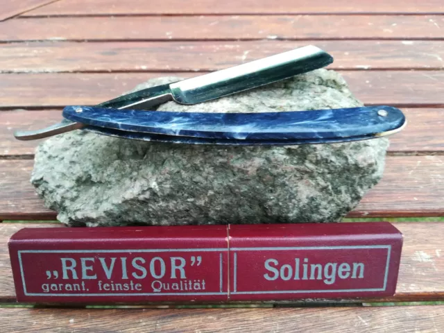 Antikes Rasiermesser REVISOR ORIGINAL Vintage SOLINGEN + original Verpackung