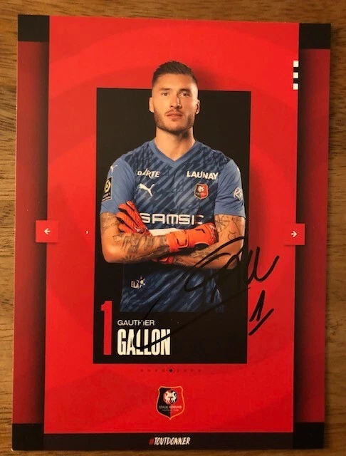 CARTE DÉDICACÉE KÉVIN THEOPHILE-CATHERINE Stade Rennais 2010/2011