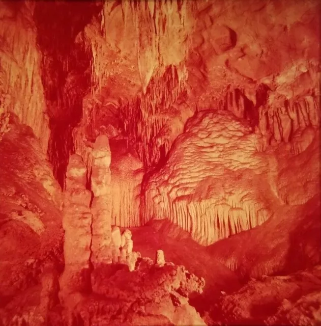AH35 Vintage Slide Photo LURAY CAVERN's COLOR CASCADES