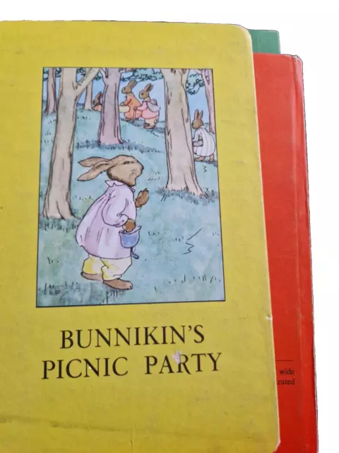 Vintage Rare Bunnikin's Picnic Party Matt Ladybird Hardback Book VGC ebay uk