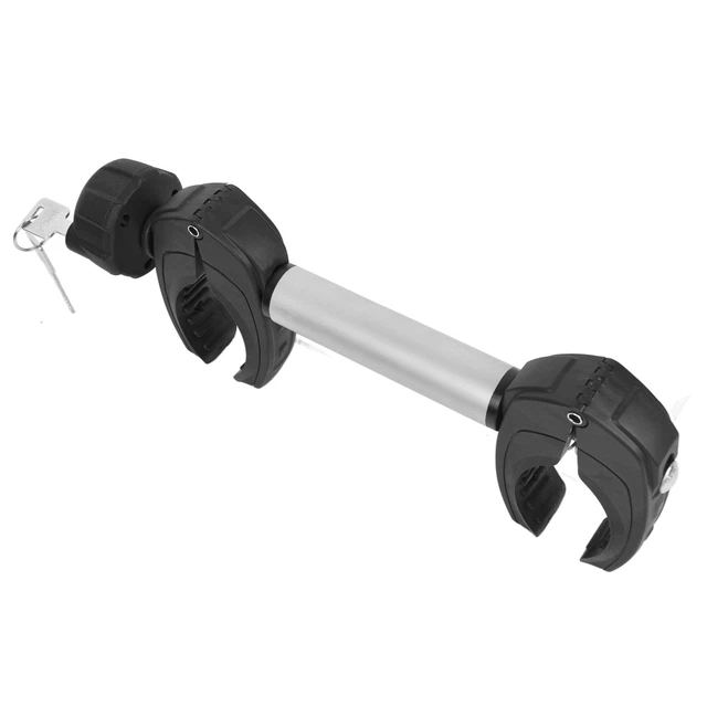 Support De Cadre Vélo Verrouillable Pour Porte-vélos - 25 à 30 Mm - 2 Clés Incluses - Alliage De Zinc Solide