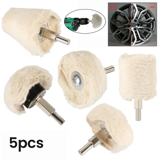 7 Pièces Brosse de Roue de Fil Nouée et Sertie Roues de Coupe de Fil