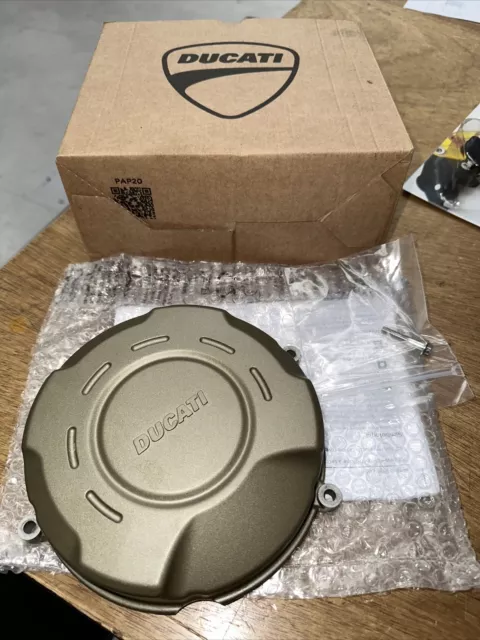 Ducati OEM Panigale V4 18 19 20 21 22 23 custodia coperchio frizione motore magnesio nuovo