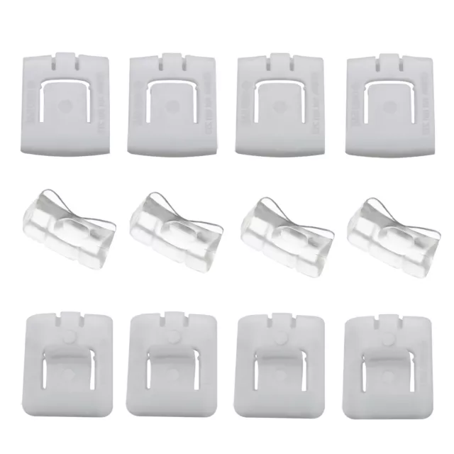 6Pcs/12Pcs Car Seat Buckle Clips Runner Guide Fit for VW Golf MK1 2 3 435881203A