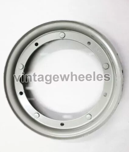 Vespa Px/Lml/T5/Rally/Sprint - Standard Silver Wheel Split Rim 10 Inch. New