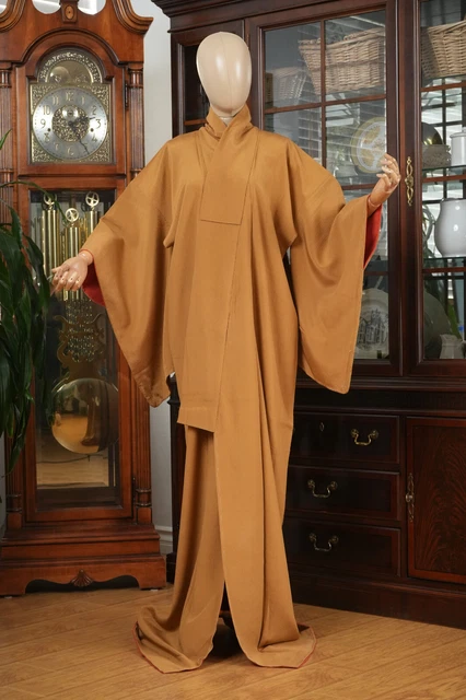 Dear Vanilla Japanese Silk Iromuji Kimono Women's Authentic Japan Vintage Mint