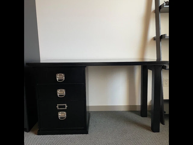 Pottery Barn Single Cabinet Desk (Good Condition)