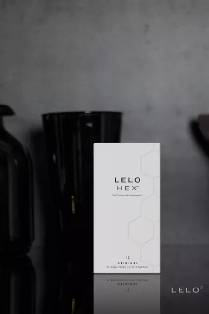 LELO HEX  Kondome 12 er Pack revolutionär Wabenstruktur strukturiert Verhütung