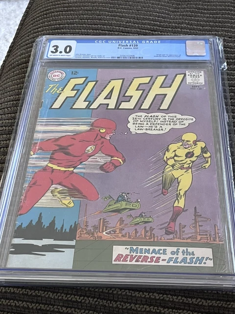 FLASH #139 CGC 3.0 OFF-WHITE ORIGIN & 1ST APP.PROFESSOR ZOOM-REVERSE FLASH Key