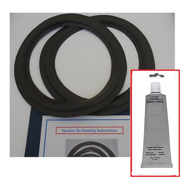 12& SPEAKER Foam Edge & Glue Kit Infinity Sm120 Sm120 Sm122 Sm122