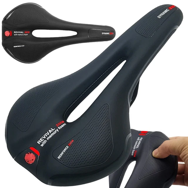 Selle De Vélo Confortable Lampa - Universelle - Noire - Pour Route, VTT, Ville