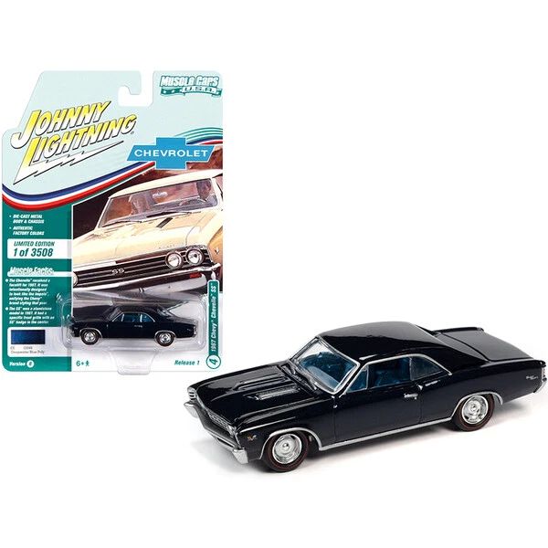 1967 Chevrolet Chevelle SS Deepwater Blue Metallic with Blue Interior Limited...