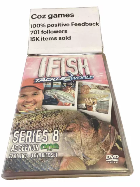 IFISH I Fish With Tackle World Series 8 Part 2 Australian Fishing 3-disc Set