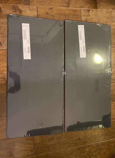 (Lot of 2) Ikea DRONA Storage Box fits Kallax Expedit 13x15x13" Black