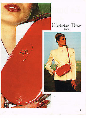 PUBLICITE ADVERTISING 084  1977   DIOR  boutique tricots 