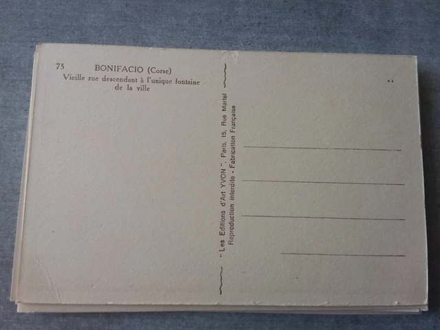 Carte Postale  Ancienne de corse 2