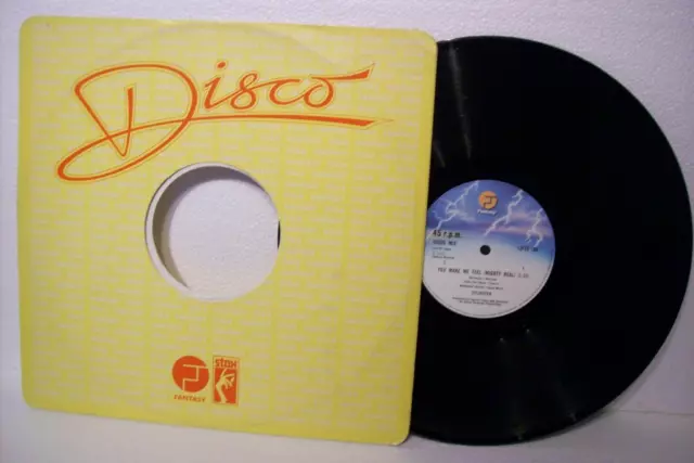 12" Sylvester---You Make Me Feel (Mighty Real) (Uk Press.) (Nm)