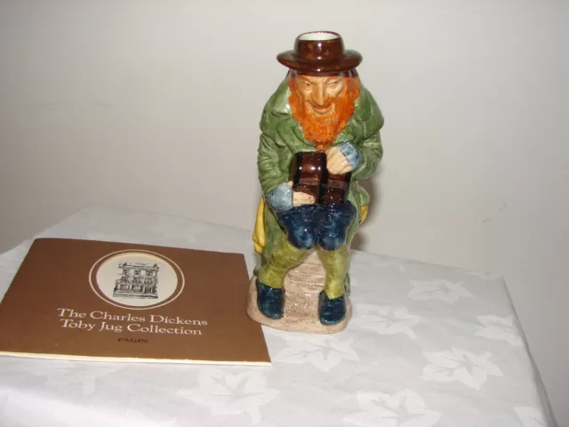 Wood and Sons FAGAN Charles Dickens Franklin Porcelain Toby Jug