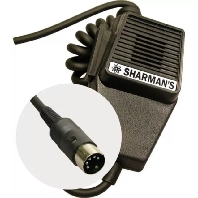 Sharman Dm 520P3 Cb Microphone Midland Mic 5 Pin Plug Wiring Cb Radio New Wraped