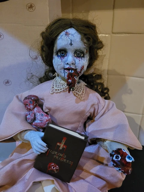 haunted possessed little women Meg porcelain hand painted doll!
