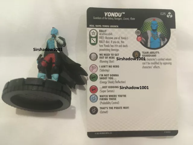 Heroclix Yondu 025 Marvel Avengers War of the Realms