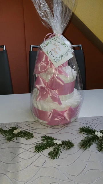 XXL Windeltorte für Mädchen in Größe 2 *** NP 44 Euro ***