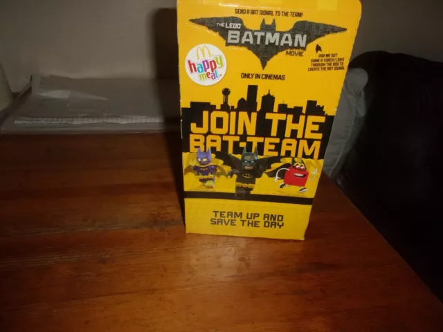 happy meal box, the lego batman, 2017 last one