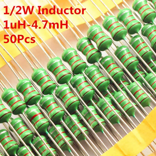 50Pcs 0410 1uH to 1mH to 4.7mH DIP Color Wheel Inductor 10 4.7 470 Inductance