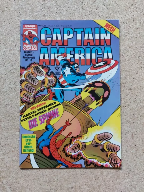 Condor - Marvel Comic Sonderheft Nr. 13 - Captain America / Top Zustand / Z1-2