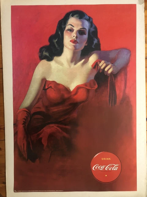 Coca Cola, Vintage Advertisement ,Rare 1997 Poster