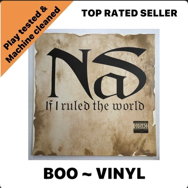 NAS IF I RULED THE WORLD (F77) 4 Track CD Single including Picture