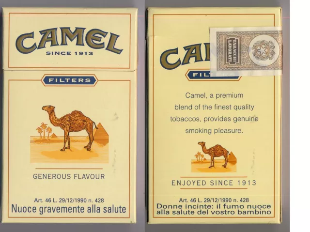 CAMEL FILTERS  Italy empty box - Donne incinte: ... - very good