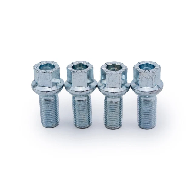 FITS VW GOLF Mk1, MK2, MK3 OEM Alloy Wheel Bolts M12 X 1.5 Radius 25MM
