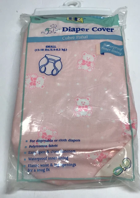 Vtg 1pk Pull on TODDLER Waterproof Baby Diaper Cover New In Package Ecology Kids