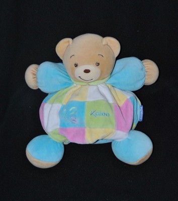 blanc jaune  billes dans le popotin ttbe Kaloo doudou boule 1 2 3 ours   vert 