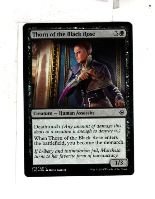 MTG SkeenAB Thorn of the Black Rose FOIL from Conspiracy 2. NM.