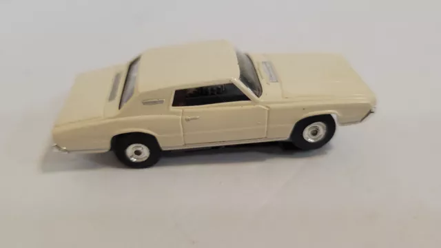 Aurora TJet '67 Ford Thunderbird HO Slot Car. Tan. Runs.